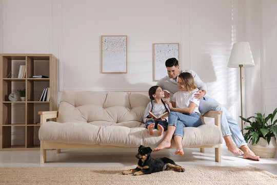 family indoors